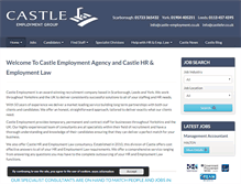 Tablet Screenshot of castle-employment.co.uk